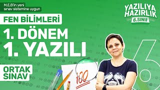 KİM 100 İSTER 6Sınıf Fen Bilimleri  1 Dönem 1Yazılıya Hazırlık 20242025 Sınav Konuları Tekrarı [upl. by Hamlani]