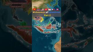 Nicknames of Countries  Part 2 shorts geography world explore nicknames country didyouknow [upl. by Rog]