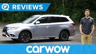 Mitsubishi Outlander PHEV 2018 SUV indepth review  carwow Reviews [upl. by Ahsenwahs]