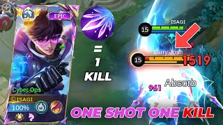 FINALLY GUSION ONE SHOT ONE KILL💀GUSION BEST BUILD amp EMBLEM  TANK DESTROYER [upl. by Ful639]