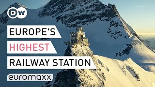 Highest Railway Station In Europe  Jungfraujoch In Switzerland  Europe To The Maxx [upl. by Maurita]