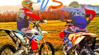 KTM VS Husqvarna  125   COMPARATIVA [upl. by Arihat]