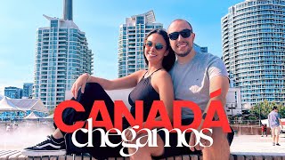 Cheguei CANADÁ Nossos Primeiros Dias em Toronto [upl. by Charbonnier]