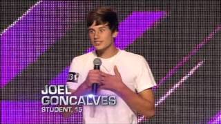 Joel Goncalves  Auditions  The X Factor Australia 2012 night 2 FULL [upl. by Alywt556]