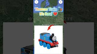 Found A Real Thomas Train On google earth or googlemap short viral trending googleearth train [upl. by Eibbor175]