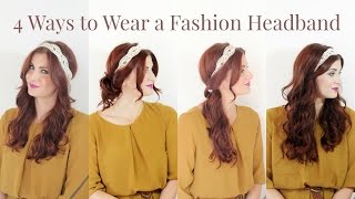 4 Simple Ways to Wear a Headband [upl. by Lallage]