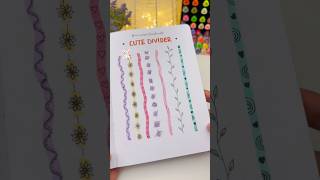 Cute Divider Ideas For Journaling therapist 😊 shorts dividers journaling [upl. by Matheson310]