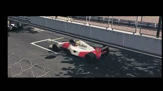 SENNA VS MANSELL GP MONACO 1992 by AMS2 [upl. by Northway719]