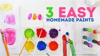 How to Make Paint 3 Easy Homemade Paints  CREATIVE BASICS Episode 4 [upl. by Arrait]