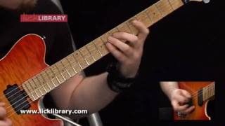 Pull Harder On The Strings Of Your Martyr  Trivium  Guitar Solo Performance  wwwlicklibrarycom [upl. by Nodearb]