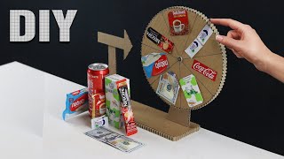 How to Make A Spinning Wheel from Cardboard With Prize [upl. by Lewendal]