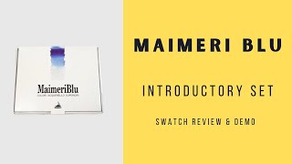 MaimeriBlu by Maimeri watercolor Introductory Set full review swatch mixes and demo [upl. by Ambrosi]