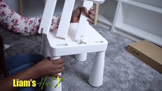 IKEA HACKS How To Assemble Ikea MAMMUT Chair For Kids [upl. by Yelyab]