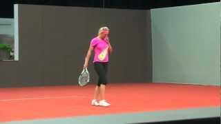 Victoria Azarenka training session  Porsche Tennis Grand Prix 2012 [upl. by Rape]