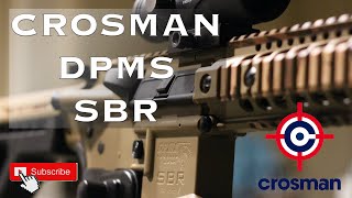 Crosman DPMS SBR CO2 45MM BB Rifle  Gunskins [upl. by Nujra]