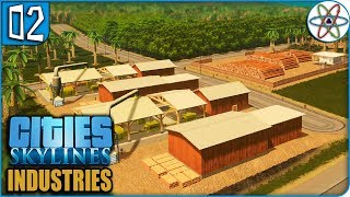 A Exploração de Madeiras  Cities Skylines  Industries DLC 02 [upl. by Pergrim]