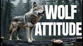 WOLF ATTITUDE Wolf Mindset  Motivational Video For Those Fighting Alone Wolf Motivation [upl. by Aiuqes]