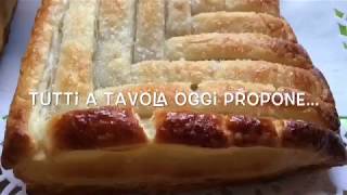 quotIntrecci Sfogliatiquotricetta veloce con tutorial FACILISSIMO  TUTTI A TAVOLA [upl. by Elohcin]