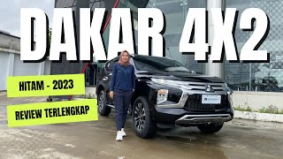 Review Lengkap Mitsubishi Pajero Dakar 4X2 Hitam 2023  in depth tour Indonesia [upl. by Tomas270]