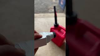 How to start the Trimmer STIHL 38 Weedeater  mix engine oil in your gas can [upl. by Llirrem]