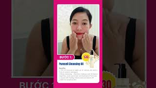 Incellderm  STEP1 How to use Purecell Cleansing Oil  Oly Nguyen incellderm skincare olynguyen [upl. by Torto]