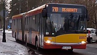 Autobus 710 Kierunek Osiedle Kabaty Solaris Urbino 18 III 8887 [upl. by Leff796]