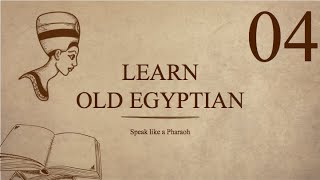 Hieroglyphs starting with sound A  Ancient Egyptian Language Lesson 04 [upl. by Llet]