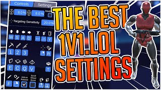 THE BEST 1V1LOL SETTINGS  KEYBINDS 🔥 [upl. by Ytsrik]