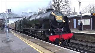 CLASS 46100 ROYAL SCOT amp 47810 THROUGH CHARTHAM amp MINSTER 260324 [upl. by Hcir681]