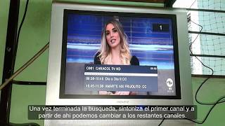 Como instalar Decodificador TDT Televisión Digital Terrestre [upl. by Aillicec]