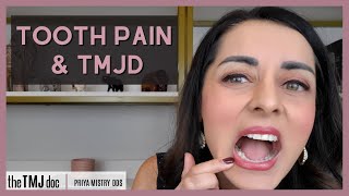 Tooth Pain and TMJD  Priya Mistry DDS the TMJ doc toothpain jawlocked jawpain [upl. by Robins]