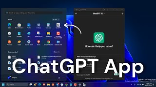 Install ChatGPT App on Windows 11 Linux macOS🚀 [upl. by Norak106]