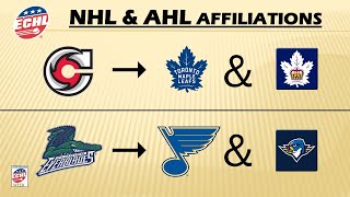 202425 ECHLNHLAHL affiliations [upl. by Onifled]