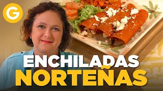 La receta original de ENCHILADAS NORTEÑAS de Sonia Ortiz 🇲🇽  El Gourmet [upl. by Robillard895]