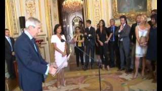 Discours Christian Frémont lors de la remise des insignes de Chevalier de lOrdre National du Mérite à Nora Preziosi 1 [upl. by Standford990]