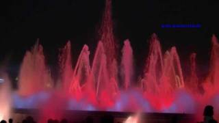 Barcelona magische Fontäne Magic Fountain of Montjuicwmv [upl. by Jonathan]