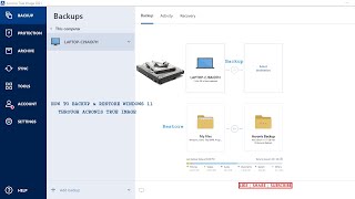 How To Backup amp Restore Windows 11 ThroughAcronic True Image [upl. by Nalak482]