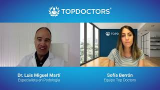 Cirugía del pie menos dolor y recuperación más rápida  Entrevista Dr Martí Martínez  Top Doctors [upl. by Merrill]