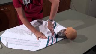 Parenting and Infant Care  How to Swaddle a Baby  Womans Hospital  Baton Rouge La [upl. by Loree]