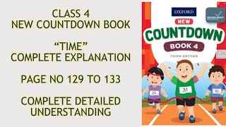 New countdown Maths book Class 4 Time pg no 129 to 133 explanation12 hour amp 24 hour clock [upl. by Vanhomrigh]