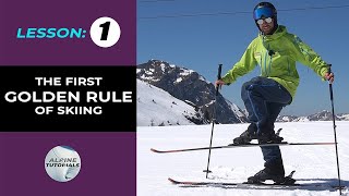 The First Golden Rule of Ski Technique [upl. by Chemar]