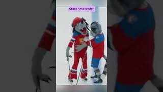 Stars “mascots” shorts hockey worldhockey hockeynaldoo icehockeypuck [upl. by Simetra]