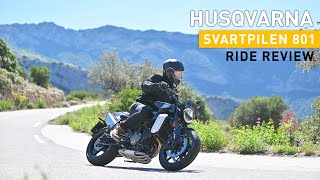 Husqvarna Svartpilen 801  Ride Review [upl. by Chadabe]