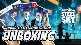 Beyond a Steel Sky Beyond Steelbook Edition PS4PS5Switch Unboxing [upl. by Eaneg]