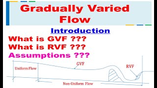 Introduction to GVF  Gradually Varied Flow  Hydraulics and Fluid Mechanics [upl. by Rybma]