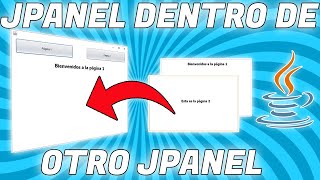 JPanel dentro de otro JPanel Java  JFrame [upl. by Neroled]