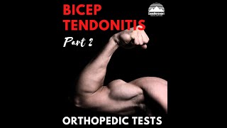 Bicep Tendonitis Orthopedic Tests [upl. by Iorgos152]