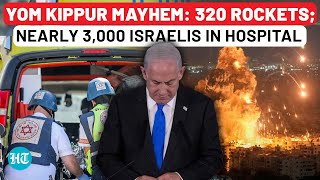 Hezbollah Shakes Israel On Holiest Day For Jews 320 Rockets Nearly 3000 Hospitalised On Yom Kippur [upl. by Romanas]