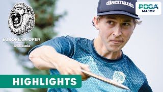 Round 1 Highlights MPO  2023 European Open presented by Discmania [upl. by Morrison]