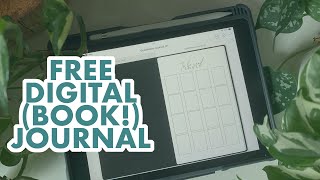 Digital Book Journal  Free Download for Goodnotes DEC DAILY 18 [upl. by Mcguire]